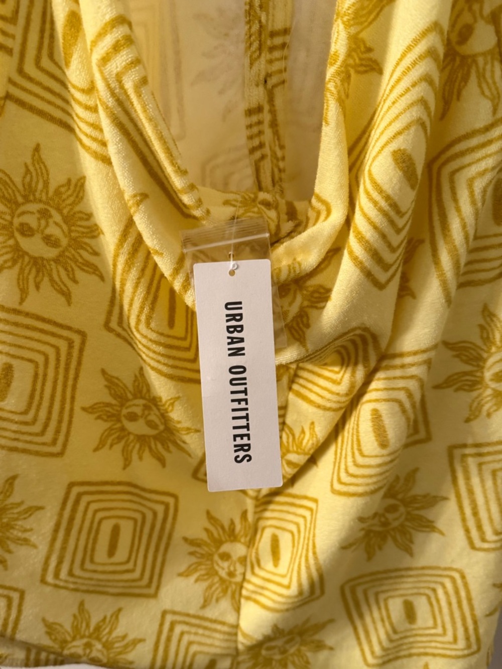 Urban Outfitters Yellow Sun & Geometric Print Romper - NWT